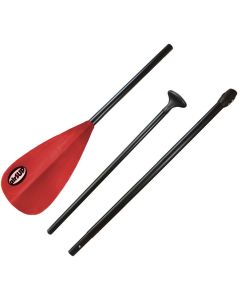 airSUP 3 piece adjustable Aluminum - Plastic paddle for SUP Red