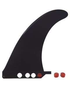 US box Click Fins 9" for Longboard, hard board inflatable, SUP, airSUP, Hard fin for SUP and Surf Black